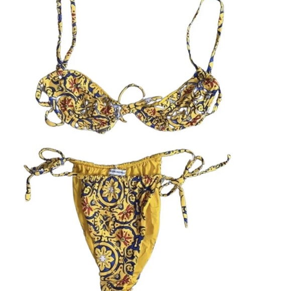 Gold WeWoreWhat Bikini - Picture 4 of 5
